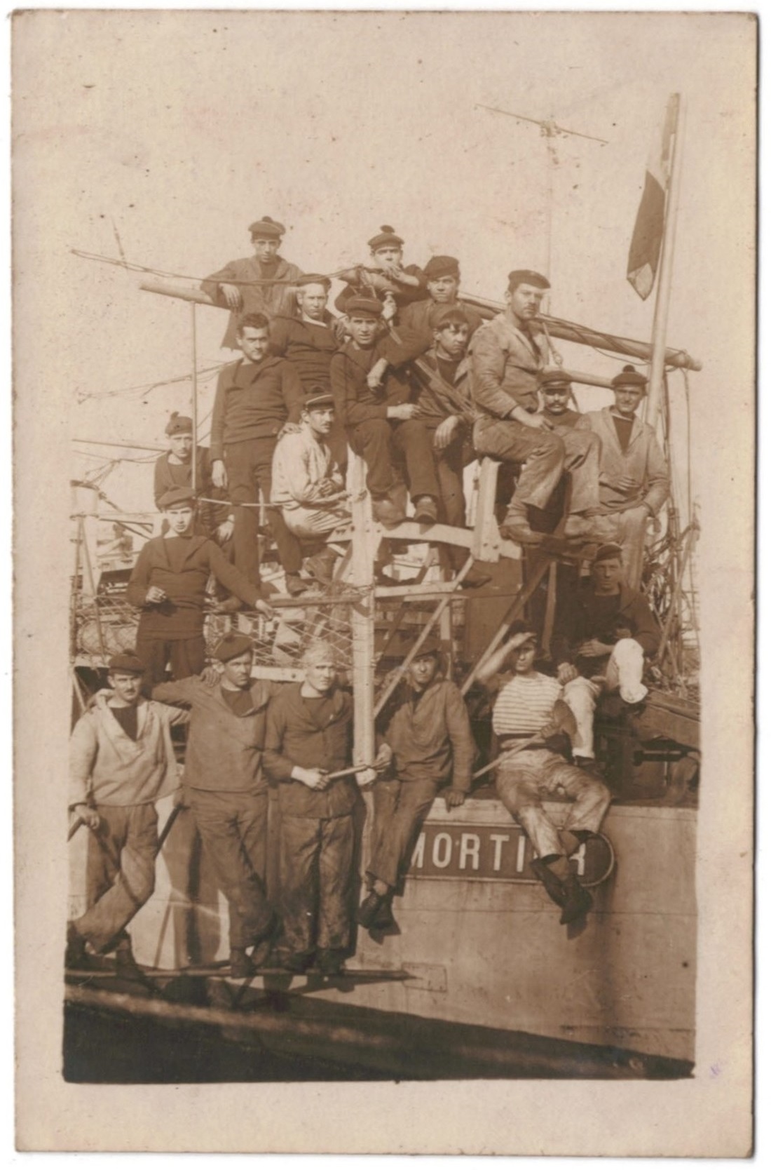03-01-1922 Passage sur le Mortier  Toulon