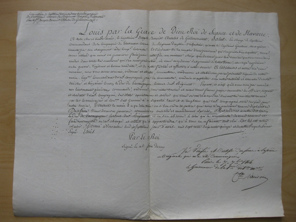 Grade de capitaine - Gellenoncourt